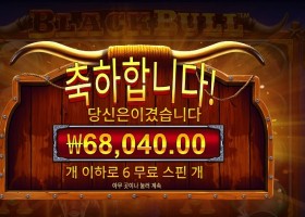 온라인슬롯 블랙 불 45천원 배팅