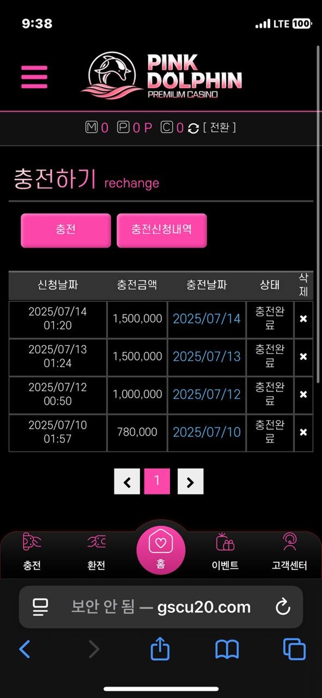 핑크돌핀 먹튀 확정